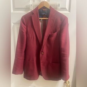 Men’s Red Bruno Magli Blazer 38R